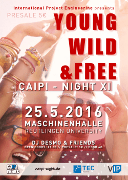 Flyer CaIPiNight 25.05.2016