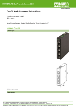 Tree 4TX Metall - Unmanaged Switch