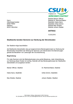 Stadtwerke beraten Senioren zur Senkung der Stromkosten