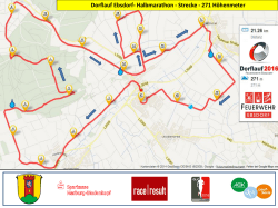 Dorflauf Ebsdorf- Halbmarathon - Strecke