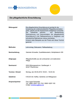 Infoblatt zum