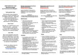 Info-Folder 2016 des Fischereivereines Bregenz