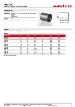 PHD 200 - hansa-flex
