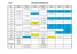 19.kw wochentrainingsplan u 7 u 8 u 9 u 10 u 11 u - FAC