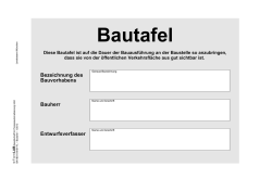 Bautafel