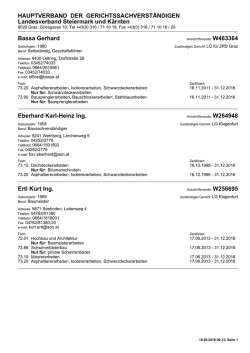 Druckansicht - Hauptverband