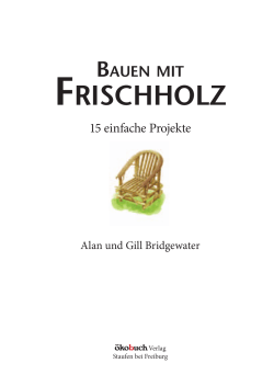 frischholz - ökobuch Verlag