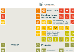 Forschen, Lernen, Wissen, Können Programm