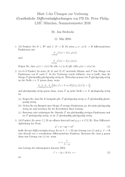 Blatt 5 - Mathematik