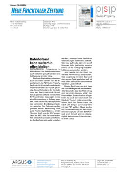 kann weiterhin - PSP Swiss Property