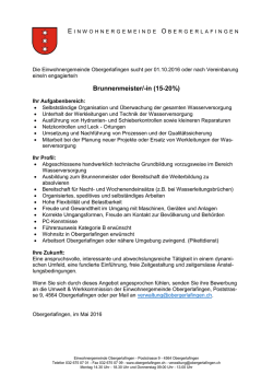 Inserat - Obergerlafingen