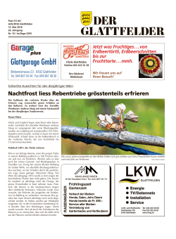Glattgarage GmbH - Der Glattfelder