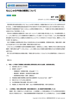 記事全文（PDF） - NPO法人 国際環境経済研究所｜International