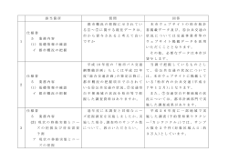質問回答書（PDF形式 95キロバイト）