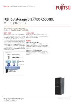 ETERNUS CS500DL 製品カタログ 第4版