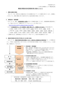 構造計算適合性判定業務の取り組みについて