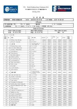 公式記録［PDF］