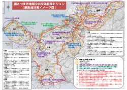 南さつま市地域公共交通将来ビジョン （網形成計画イメージ図）