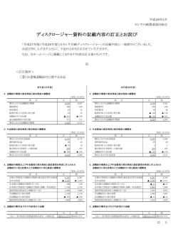 正誤表 - JAセレサ川崎