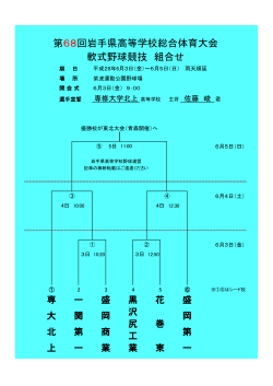 PDF - 岩手県高等学校野球連盟