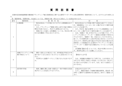 質問回答書 - 舞鶴市