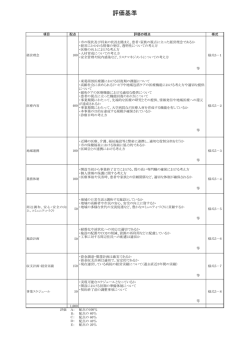 評価基準