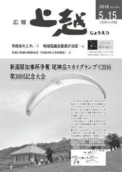 新潟県知事杯争奪 尾神岳スカイグランプリ2016 第30回記念大会