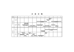 体操・新体操 大会日程