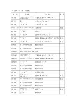 平成27年度事業報告 ②