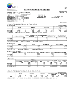 平成28年3月期 決算短信[日本基準] - 日本コンピュータ・ダイナミクス株式