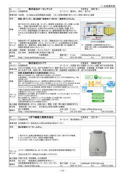 水資源利用 7件（PDF：231KB） - 中部経済産業局