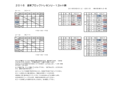 試合日程