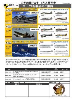 マーク1新商品ご案内ボーファイター&He2192016/05/17