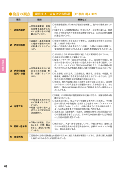 評価の観点 &minus;現代文A 青春文学名作選（PDF:534KB）
