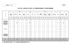 公表フォーマット 別紙2