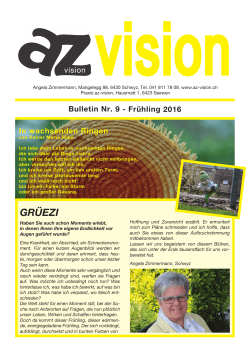 Bulletin az-vision Nr. 9