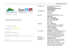 Pula - FH Burgenland