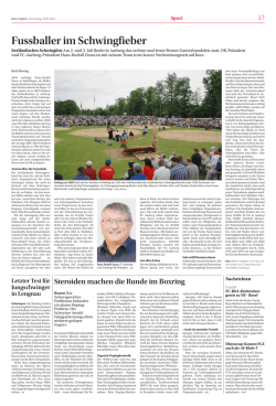 Bieler Tagblatt - Seeländisches Schwingfest