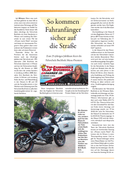 So kommen Fahranfänger sicher auf die Straße