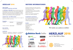 herzlauf 2016 - Herzstiftung Olten