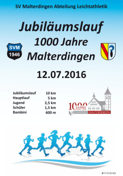 Jubil&auml;umslauf - sv