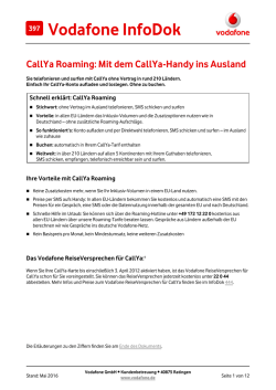 InfoDok 397: Mit dem CallYa-Handy ins Ausland
