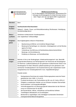 Eine Sachbearbeiterin oder einen
