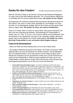 Hauskreismaterial Mai 16