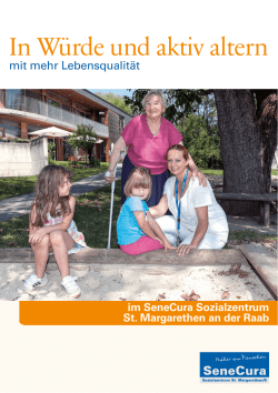 In W&uuml;rde und aktiv altern