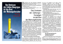 Druckversion  - Wahlprognosen-Info