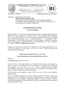 IMB Projektentwicklungs GmbH 02.06.2016