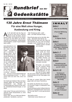 herunterladen - Gedenkst&auml;tte Ernst Th&auml;lmann