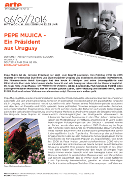 PEPE MujicA - Arte Presse