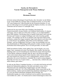 Ich verband damit auch berufliche Perspektiven